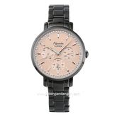 Alexandre Christie AC 2A56 BF Black Dial Cream Stainless Steel